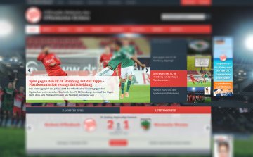 Die neue Kickers Homepage