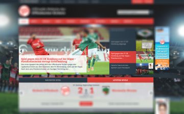 Die neue Kickers Homepage Die neue Kickers Homepage